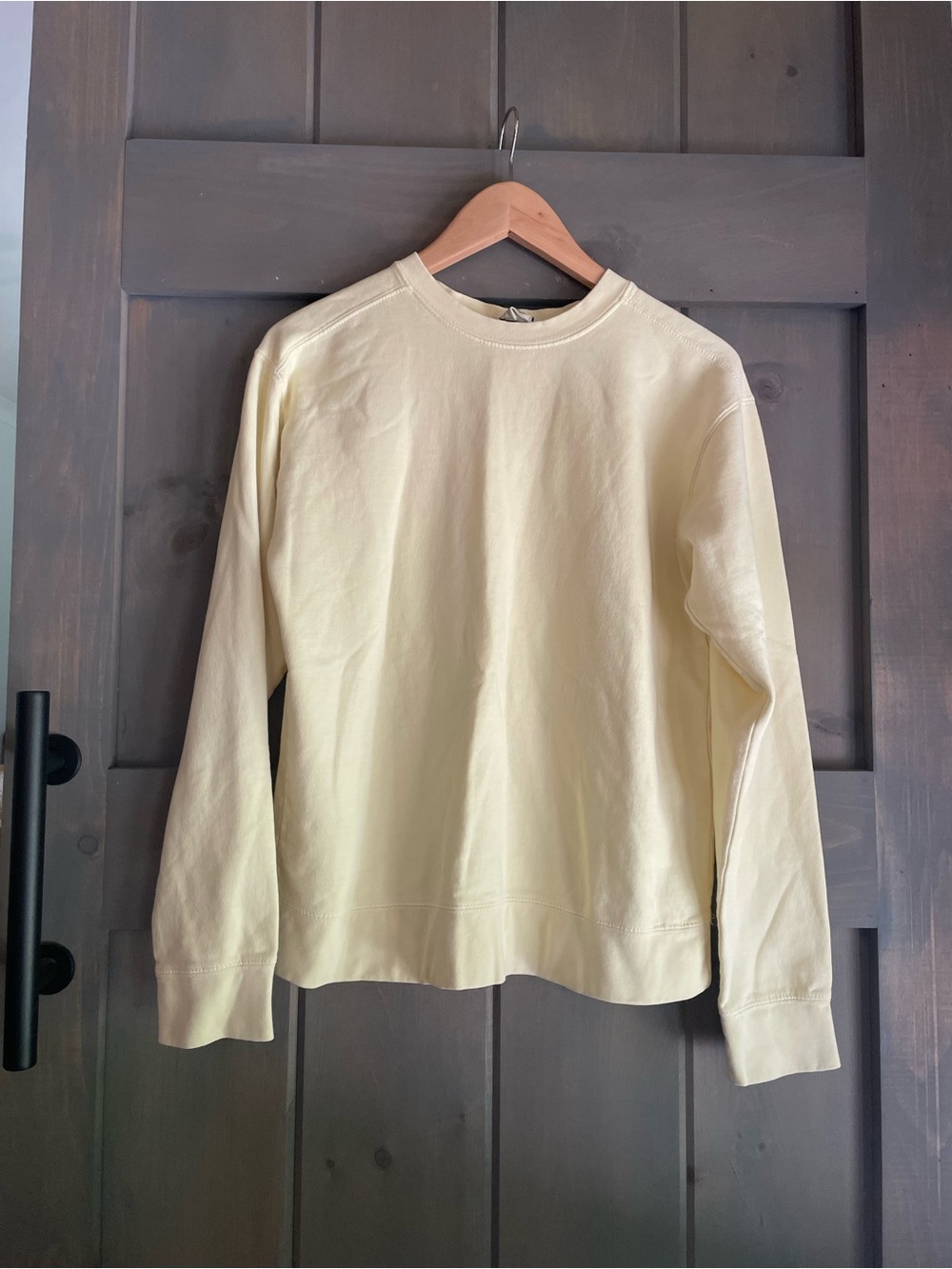 U.S. Vintage Light yellow  Crewneck Sweatshirt